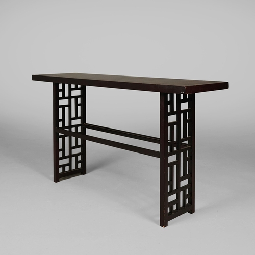 322 - OKA CONSOLE TABLE. 140cm x 40cm x 77.5cm approx.