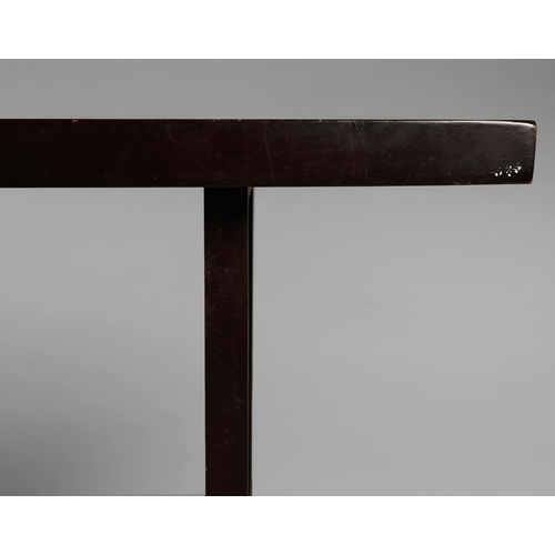 322 - OKA CONSOLE TABLE. 140cm x 40cm x 77.5cm approx.