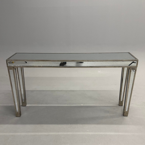 323 - OKA CONSOLE TABLE. 154.5cm x 40cm x 78.5cm approx.