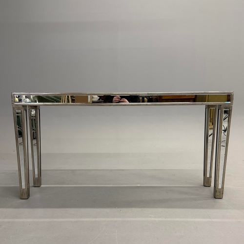 323 - OKA CONSOLE TABLE. 154.5cm x 40cm x 78.5cm approx.