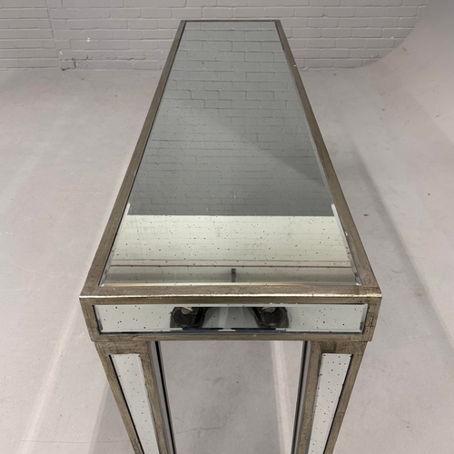 323 - OKA CONSOLE TABLE. 154.5cm x 40cm x 78.5cm approx.