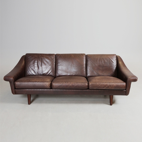 326 - ERHARDSEN & ANDERSEN MATADOR SOFA. by Aage Christiansen, 73cm H x 207cm W x 80cm D.