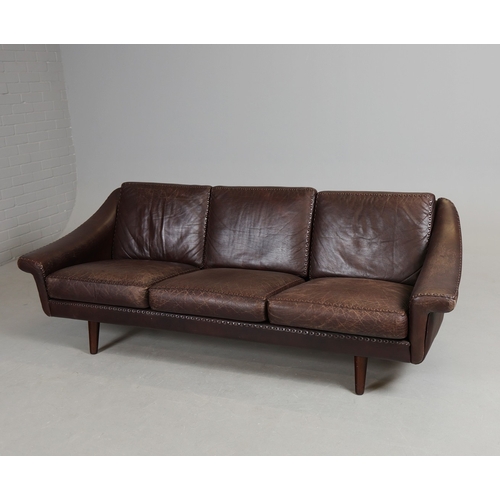326 - ERHARDSEN & ANDERSEN MATADOR SOFA. by Aage Christiansen, 73cm H x 207cm W x 80cm D.
