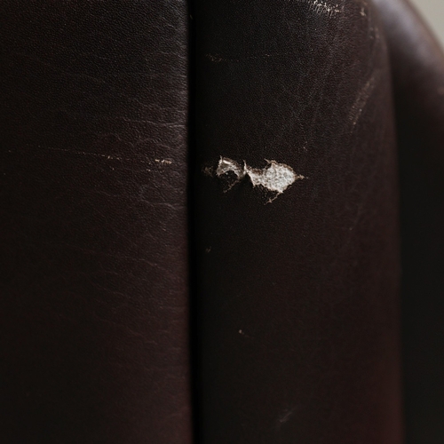 327 - ERHARDSEN & ANDERSEN MATADOR SWIVEL ARMCHAIR. by Aage Christiansen, 90cm W x 80cm D.