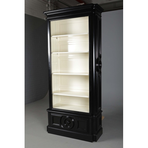328 - ATTRIBUTED TO CASA PADRINO BOOKCASE. with adjustable shelves and panelled sides approx. 110 cm w x 4... 