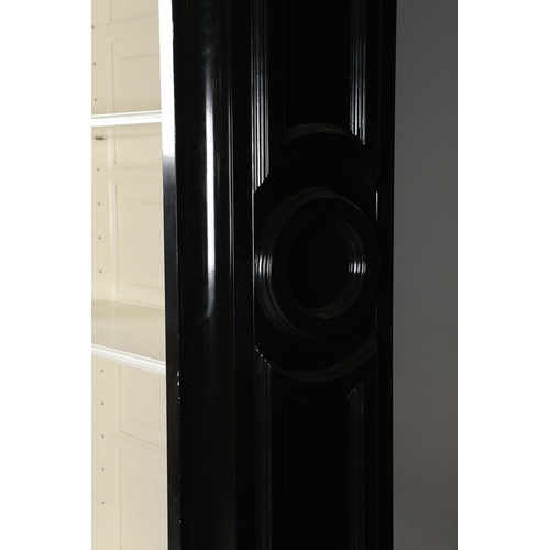 329 - ATTRIBUTED TO CASA PADRINO BOOKCASE. with adjustable shelves and panelled sides approx. 110 cm w x 4... 