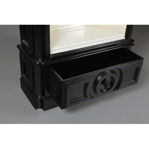 329 - ATTRIBUTED TO CASA PADRINO BOOKCASE. with adjustable shelves and panelled sides approx. 110 cm w x 4... 