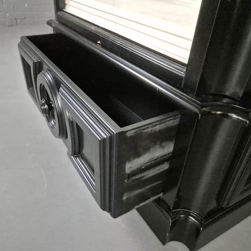 331 - ATTRIBUTED TO CASA PADRINO BOOKCASE. with adjustable shelves and panelled sides approx. 110 cm w x 4... 