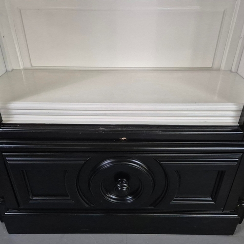 331 - ATTRIBUTED TO CASA PADRINO BOOKCASE. with adjustable shelves and panelled sides approx. 110 cm w x 4... 