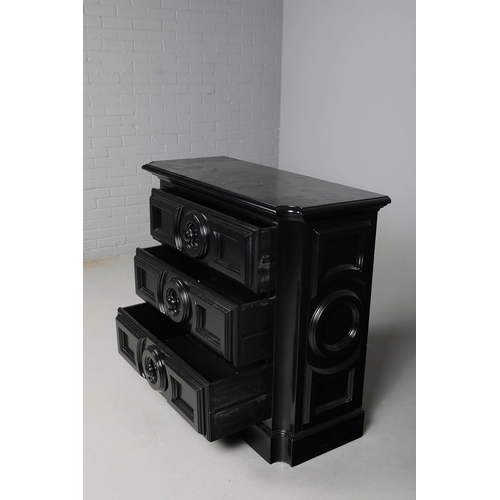 333 - ATTRIBUTED TO EICHHOLTZ CAMBON CHEST. 115 cm w x 50 cm d x 105cm t.