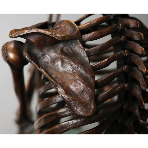 8 - AMANDA AND BJÖRN SJÖLING, NOBODY THOUGHT IT WOULD COME TO THIS. bronze on bronze chair, 103cm x 102c... 