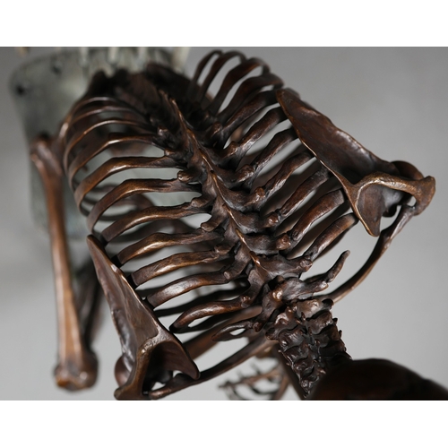 8 - AMANDA AND BJÖRN SJÖLING, NOBODY THOUGHT IT WOULD COME TO THIS. bronze on bronze chair, 103cm x 102c... 