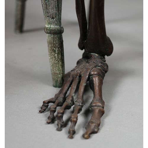 8 - AMANDA AND BJÖRN SJÖLING, NOBODY THOUGHT IT WOULD COME TO THIS. bronze on bronze chair, 103cm x 102c... 