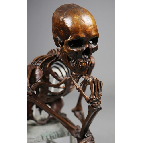 8 - AMANDA AND BJÖRN SJÖLING, NOBODY THOUGHT IT WOULD COME TO THIS. bronze on bronze chair, 103cm x 102c... 