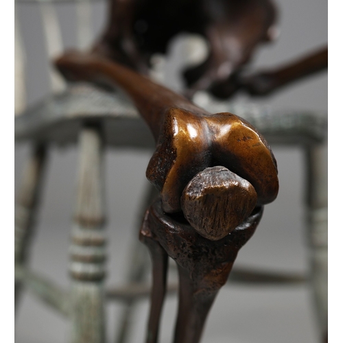8 - AMANDA AND BJÖRN SJÖLING, NOBODY THOUGHT IT WOULD COME TO THIS. bronze on bronze chair, 103cm x 102c... 