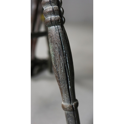 8 - AMANDA AND BJÖRN SJÖLING, NOBODY THOUGHT IT WOULD COME TO THIS. bronze on bronze chair, 103cm x 102c... 