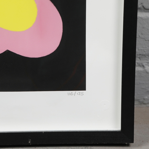 101 - BEN EINE (BRITISH B. 1970). LETTER X. screen print in colour, 2015 signed, dated and numbered from a... 