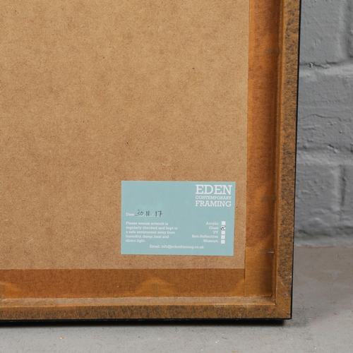 101 - BEN EINE (BRITISH B. 1970). LETTER X. screen print in colour, 2015 signed, dated and numbered from a... 