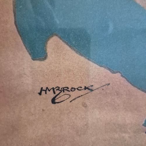 104 - D'OYLY CARTE OPERA COMPANY POSTER. THE SORCERER. The Hanson Collection label verso, 79cm x 53cm, fra... 