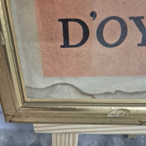 104 - D'OYLY CARTE OPERA COMPANY POSTER. THE SORCERER. The Hanson Collection label verso, 79cm x 53cm, fra... 