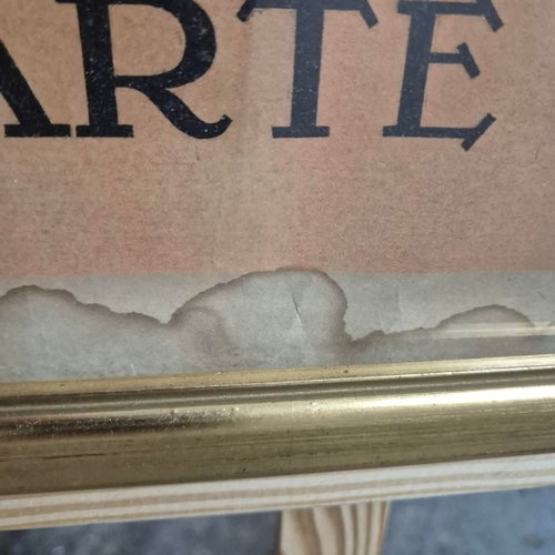 104 - D'OYLY CARTE OPERA COMPANY POSTER. THE SORCERER. The Hanson Collection label verso, 79cm x 53cm, fra... 