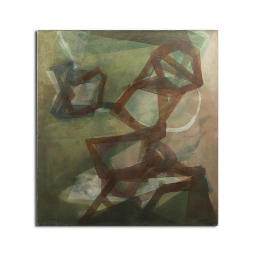 11 - IN THE MANNER OF OSCAR FERNANDEZ PANTOJA FRANCO. ABSTRACT. Oil on Canvas, 123cms x 107cms.