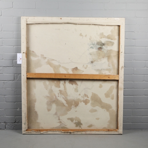 11 - IN THE MANNER OF OSCAR FERNANDEZ PANTOJA FRANCO. ABSTRACT. Oil on Canvas, 123cms x 107cms.