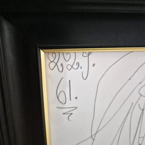 118 - PABLO PICASSO. LES DÉJEUNERS. Lithographie Offset, 18cms x 25cms Published Paris in LES DÉJEUNERS by... 