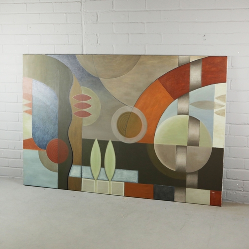 12 - ERENA WILLIAMSON (20TH CENTURY). AUCKLAND. oil on canvas, 101cm x 152cm, framed.