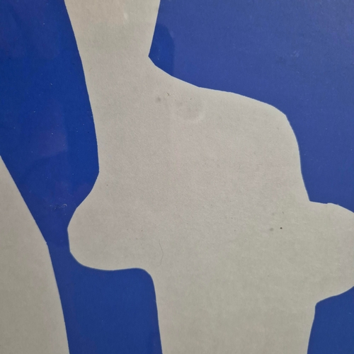 121 - HENRI MATISSE. NEU BLEU VII. lithograph, 57cm x 50cm, framed.