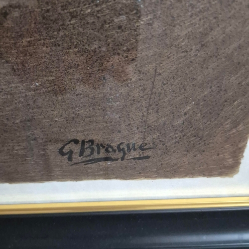 122 - GEORGE BRAQUE. L'OISEAUX ET SON NID. Lithograph, 37cms x 54cms, Lithograph, Published 1956 by Maeght... 