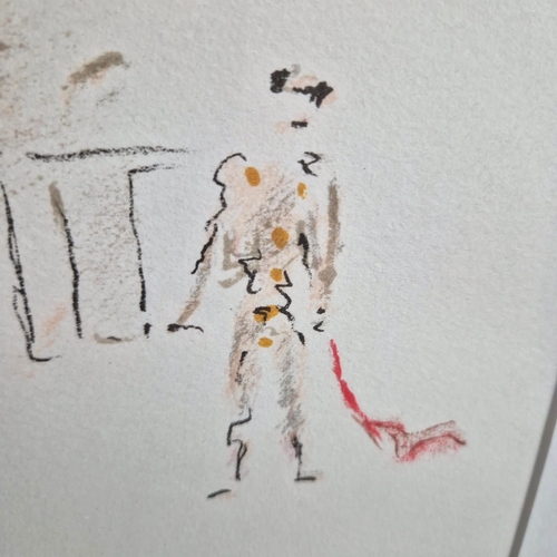 123 - JEAN COCTEAU. LA CORRIDA DU PREMIER MAI. Lithograph, 37cms x 27cms, published by Mourlot 1963, on BF... 