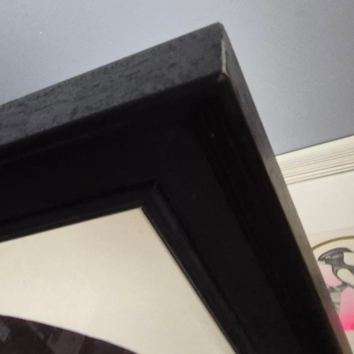 127 - JOAN MIRO. THREE BOOKS OSAKA. Lithograph in Colours, 74cms x 56cms, Published 1970, Framed.