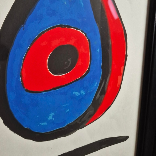 129 - JOAN MIRO. SERIE MALLORCA. Lithograph, 53cms x 73cms, Published 1973, Poligrafa Barcelona, Framed.