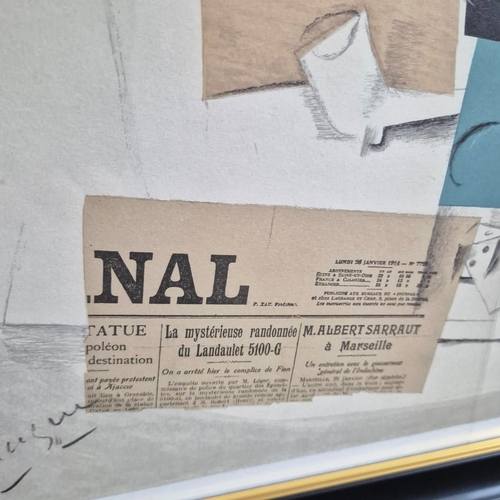 131 - GEORGES BRAQUE (1882-1963). PAPIERS COLLES V. Lithograph, 36cms x 46cms, signed in the plate, pulish... 