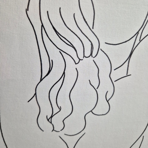 132 - HENRI MATISSE. HOMMMAGE QUELLE SIE AUX BAUMES. Lithograph, 37cms x 27cms, Framed.