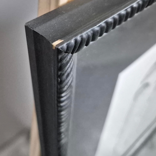 133 - AMEDEO MODIGLIANI. TETE EN PROFILE. Lithograph, 37cms x 27cms, Framed.