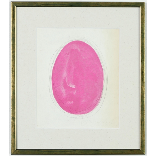 139 - AFTER LUCIO FONTANA. A PAIR OF COLOUR ABSTRACTS. signed in the plate, Couverture, 24cm x 20cm each.