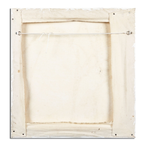 15 - JAZAMIN SINCALIR (CONTEMPORARY). ABSTRACTS (2). oils on canvas, 61cm x 61cm and 60cm x 60cm.