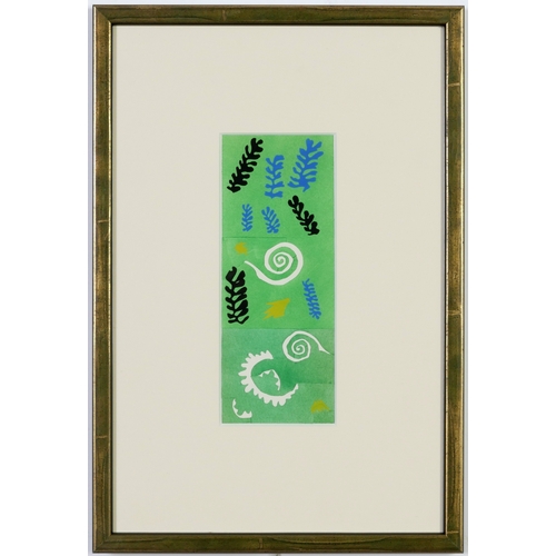 157 - HENRI MATISSE. A SET OF TEN RARE POCHOIR. after the decoupage in an edition of 1000, published in Pa... 
