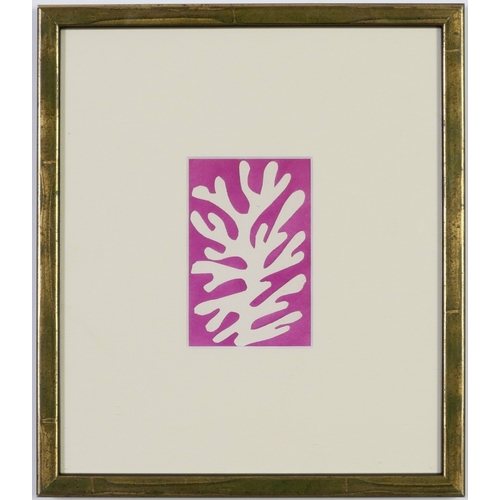 157 - HENRI MATISSE. A SET OF TEN RARE POCHOIR. after the decoupage in an edition of 1000, published in Pa... 