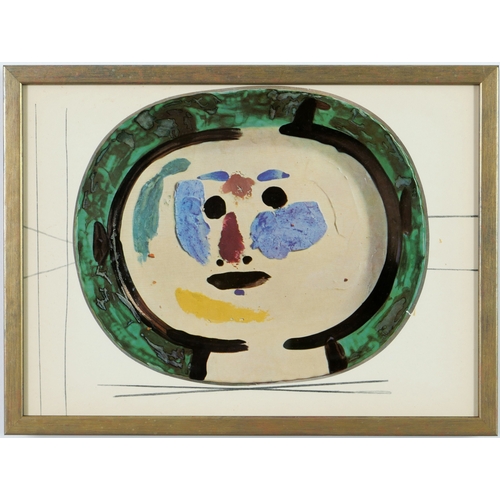 159 - PABLO PICASSO. A SET OF NINE QUADRICHROME PRINTS. after the ceramic plates by Picasso, suite: Cerami... 