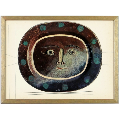 159 - PABLO PICASSO. A SET OF NINE QUADRICHROME PRINTS. after the ceramic plates by Picasso, suite: Cerami... 