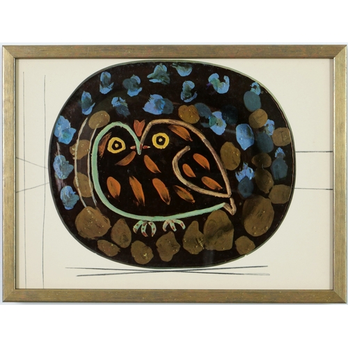 159 - PABLO PICASSO. A SET OF NINE QUADRICHROME PRINTS. after the ceramic plates by Picasso, suite: Cerami... 