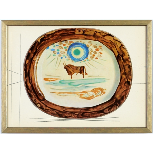 159 - PABLO PICASSO. A SET OF NINE QUADRICHROME PRINTS. after the ceramic plates by Picasso, suite: Cerami... 