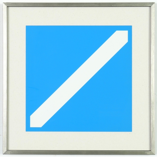 161 - ELLSWORTH KELLY, WILLIAM TURNBULL, BOB BONIES & G PFAHLER. SHAPES OF COLOUR. a set of four original ... 