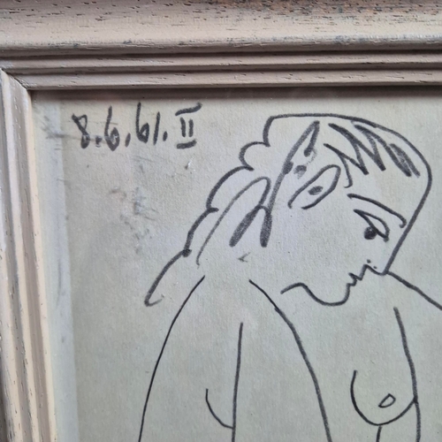 173 - PABLO PICASSO. LES DEJEUNERS. (d) Lithograph, 25cms x 36cms, dated in the plate, Framed (Published a... 