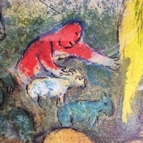 179 - MARC CHAGALL. ENLEVEMENT DE CHLOE. (d) Lithograph, 62cms x 84cms, signed in the plate, Framed ( Publ... 