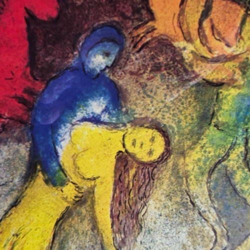 179 - MARC CHAGALL. ENLEVEMENT DE CHLOE. (d) Lithograph, 62cms x 84cms, signed in the plate, Framed ( Publ... 