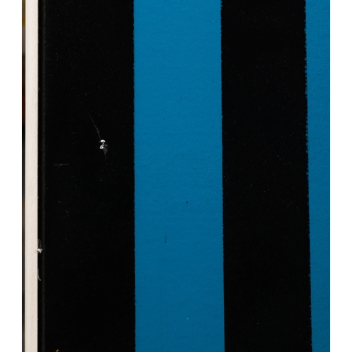 20 - PEDRO DENTINHO (B. 1972). ABSTRACT. oil on canvas, 71cm x 101cm, framed.